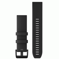 QuickFit 22 Watch Bands - Black with Black Stainless Steel Hardware - 010-12901-00 - Garmin